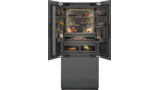 Vario cooling Expressive series Fridge-freezer combination 212.3 x 89.4 cm soft close flat hinge RVY497190 RVY497190-1