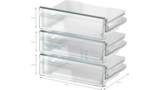Serie 200 Einbau-Gefrierschrank 82 x 59.8 cm Flachscharnier mit Softeinzug RF202180 RF202180-2