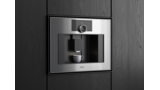 Gaggenau Expressive series fully automatic coffee machine 60 x 45 cm stainless steel behind smoked glass GC461120 GC461120-8