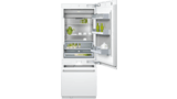 400 series Vario built-in fridge-freezer with freezer at bottom 212.5 x 75.6 cm flat hinge RB472301 RB472301-1