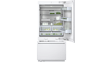400 series Vario built-in fridge-freezer with freezer at bottom RB492701 RB492701-3