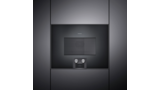 400 series built-in compact oven with microwave function 60 x 45 cm Door hinge: Left, Gaggenau Anthracite BM455100 BM455100-3