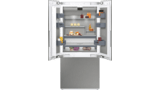 400 series Vario Built-in fridge-freezer with freezer at bottom 212.5 x 90.8 cm flat hinge RY492504 RY492504-1
