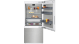 400 series Vario fridge-freezer combination 36'' Softclose® Flat Hinge RB492705 RB492705-1