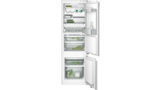 200 series Vario fridge-freezer combination 177.2 x 55.6 cm soft close flat hinge RB289203 RB289203-1