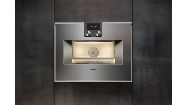 400 series Combi-steam oven 60 x 45 cm Door hinge: Right, Stainless steel behind glass BS450111 BS450111-9