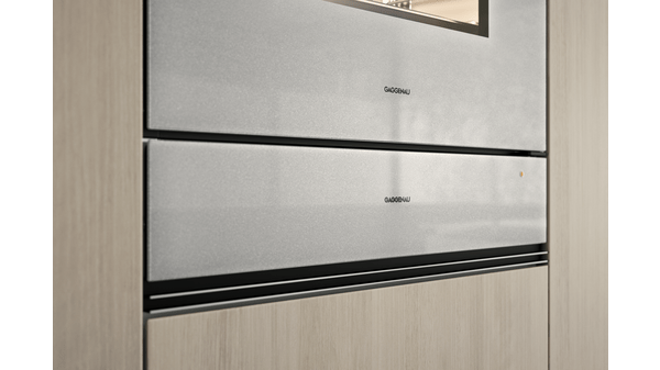200 series Built-in warming drawer 60 x 14 cm Gaggenau Metallic WSP221110 WSP221110-12