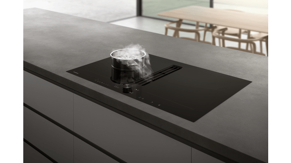 200 series Flex induction cooktop with integrated ventilation system 80 cm CV282101 CV282101-3