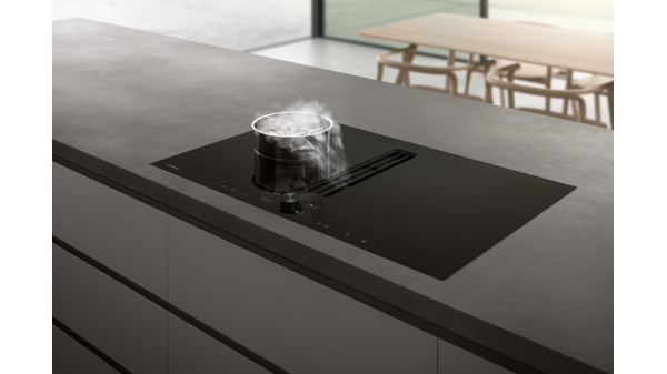 200 series Flex induction cooktop with integrated ventilation system 80 cm CV282101 CV282101-4