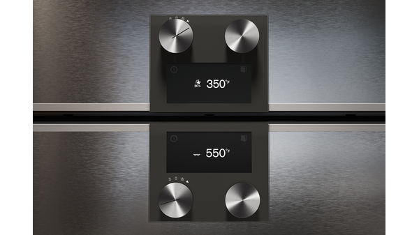 400 series Combi-microwave oven 76 x 45 cm Door hinge: Right, Stainless steel behind glass BM484110 BM484110-6