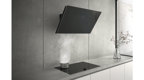 200 series wall-mounted cooker hood 90 cm clear glass anthracite printed AW250192 AW250192-2