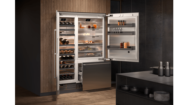 400 series Vario built-in fridge-freezer with freezer at bottom 212.5 x 90.8 cm RB492304 RB492304-7