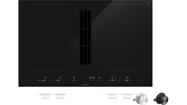 400 series Flex induction cooktop with integrated ventilation system 80 cm CV482105 CV482105-1