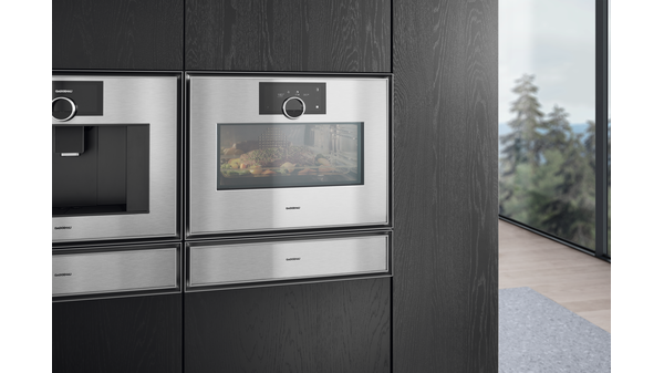 Gaggenau Expressive series combi-microwave oven 60 x 45 cm door hinge: right GM450120 GM450120-4