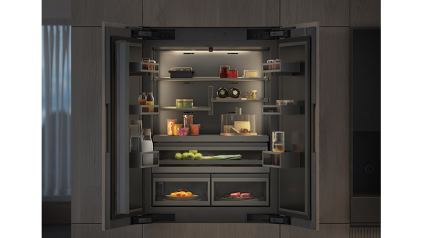 Vario cooling Expressive series Fridge-freezer combination 212.3 x 89.4 cm soft close flat hinge RVY497190 RVY497190-7