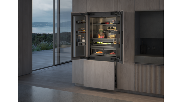 Vario cooling Expressive series Fridge-freezer combination 212.3 x 89.4 cm soft close flat hinge RVY497190 RVY497190-11