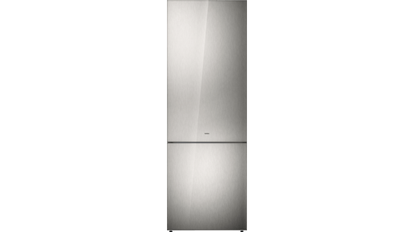 Freistehende Kühl-Gefrier-Kombination mit Gefrierbereich unten, Glastür 200 x 70 cm RB292310 RB292310-5