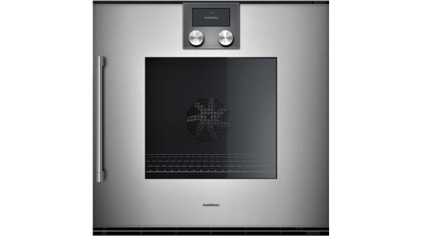 200 series Built-in oven 60 x 60 cm Door Hinge: right, Gaggenau Metallic BOP220111 BOP220111-1