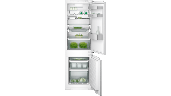 200 series Vario built-in fridge-freezer with freezer at bottom 177.2 x 55.6 cm soft close flat hinge RB287203 RB287203-3