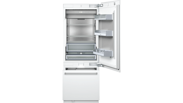 400 series Vario built-in fridge-freezer with freezer at bottom 212.5 x 75.6 cm flat hinge RB472301 RB472301-2