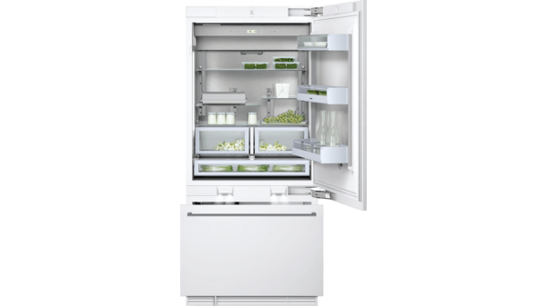 400 series Vario built-in fridge-freezer with freezer at bottom 212.5 x 90.8 cm flat hinge RB492301 RB492301-1