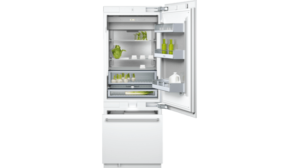 400 series Vario built-in fridge-freezer with freezer at bottom 212.5 x 75.6 cm flat hinge RB472301 RB472301-3