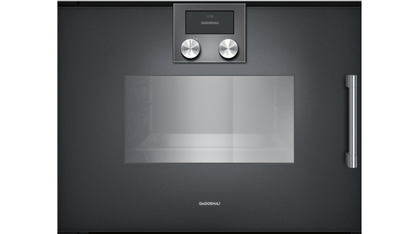 200 series Steam oven 60 x 45 cm Door hinge: Left, Gaggenau Anthracite BSP221100 BSP221100-2