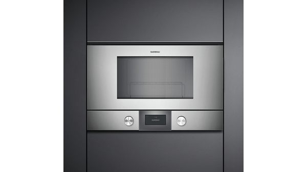 200 series Built-In Microwave Oven Door hinge: Right, Gaggenau Metallic BMP224110 BMP224110-3