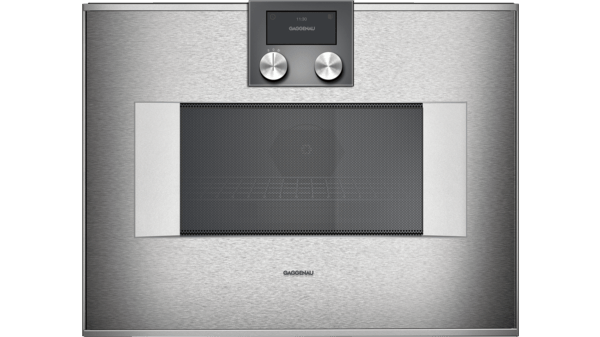 400 series Combi-microwave oven 60 x 45 cm Door hinge: Right, Stainless steel behind glass BM450110 BM450110-2