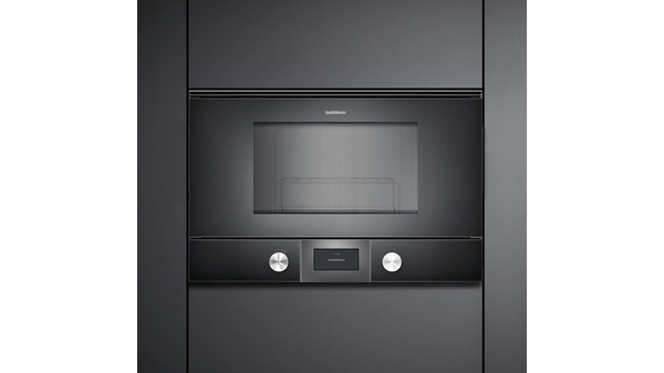 200 series Built-In Microwave Oven Door hinge: Right, Gaggenau Anthracite BMP224100 BMP224100-3