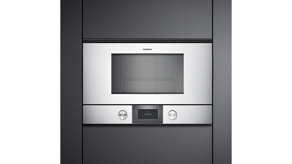 200 series Microwave oven Door hinge: Right, Gaggenau Silver BMP224130 BMP224130-3