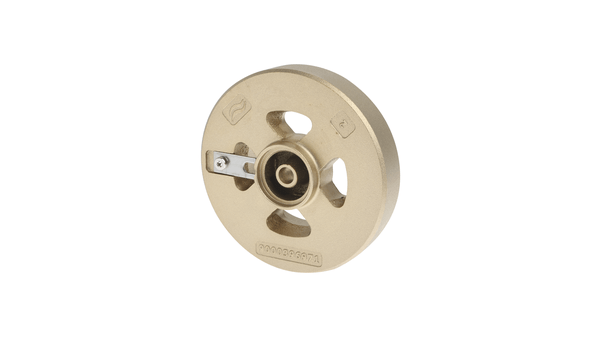 Burner tip WOk basis ring brass,with bracket at TC used as sub: bracket away from electrode 00489107 00489107-1