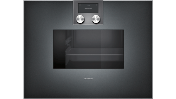400 series Built-in compact oven with steam function 60 x 45 cm Door hinge: Left, Anthracite  BS471101 BS471101-2