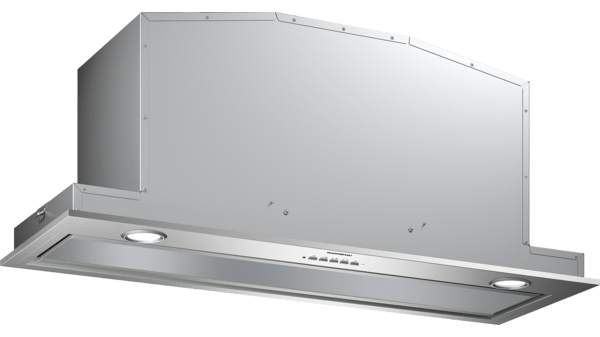 200 series Canopy cooker hood 86 cm clear glass silver printed AC200190 AC200190-1