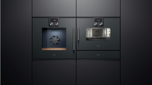 200 series Steam oven 60 x 45 cm Door hinge: Right, Gaggenau Anthracite BSP220100 BSP220100-5