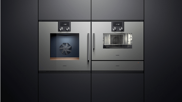 200 series Steam oven 60 x 45 cm Door hinge: Right, Gaggenau Anthracite BSP220100 BSP220100-6