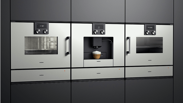200 series Built-in compact oven with microwave function 60 x 45 cm Door hinge: Right, Gaggenau Anthracite BMP250100 BMP250100-5