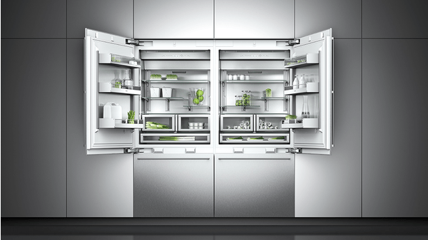 400 series Vario built-in fridge-freezer with freezer at bottom 212.5 x 90.8 cm flat hinge RB492301 RB492301-5