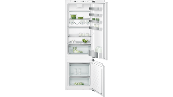 200 series built-in fridge-freezer with freezer at bottom 177.2 x 55.8 cm soft close flat hinge RB282303 RB282303-1