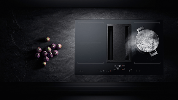 200 Series Induction hob with integrated ventilation system 80 cm CV282100 CV282100-4