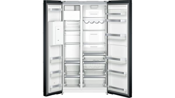 200 series Side-by-side fridge-freezer 175.6 x 91.2 cm Black RS295355 RS295355-5