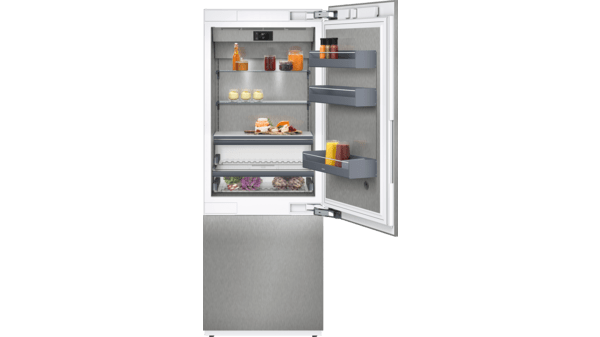 400 series Vario fridge-freezer combination 30'' Softclose® Flat Hinge RB472705 RB472705-1