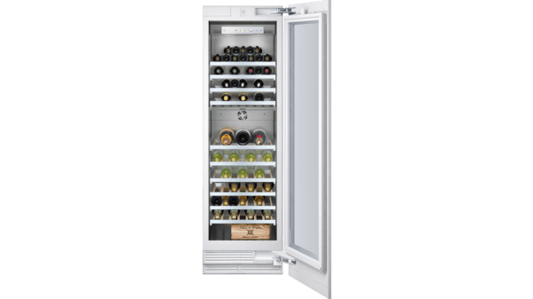 Vario wine climate cabinet 400 series fully integrated, with glass door Niche width 61 cm, Niche height 213.4 cm RW464261 RW464261-1