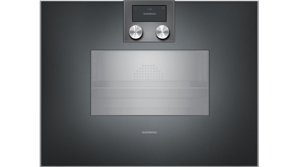 400 series Built-in compact oven with steam function 60 x 45 cm Door hinge: Right, Anthracite  BS450101 BS450101-1