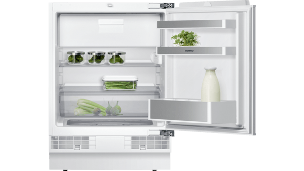 Serie 200 Unterbau-Kühlschrank mit Gefrierfach 82 x 60 cm Flachscharnier mit Softeinzug RT200202 RT200202-1
